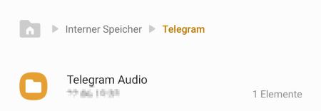Telegram Sprachnachrichten speichern
