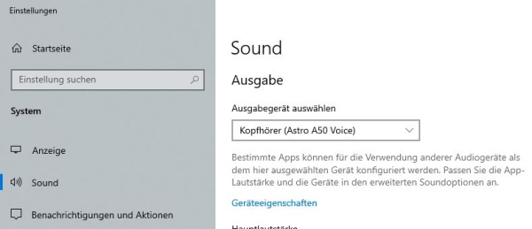 Kein Ton wenn Controller angeschlossen