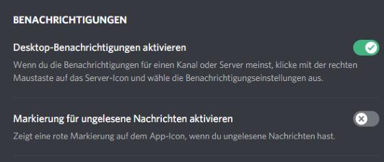 Discord roten Punkt ausblenden