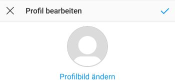 Instagram Profilbild lässt sich nicht ändern