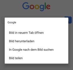 Android Rechtsklick