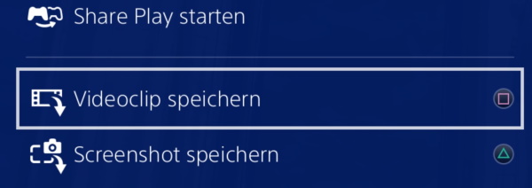 PS4 15 Minuten rückwirkend aufnehmen
