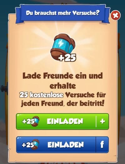 Coin Master kostenlose Versuche