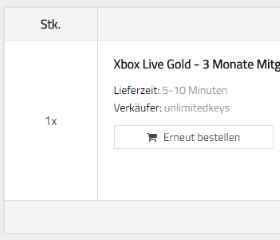 Erfahrungen mit dem Verkäufer unlimitedkeys