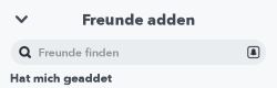Snapchat Freund adden geht nicht?