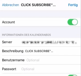 iPhone Kalender Spam löschen