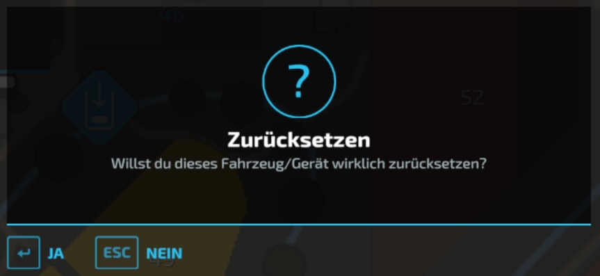 Fahrzeug im LS22 zurücksetzen