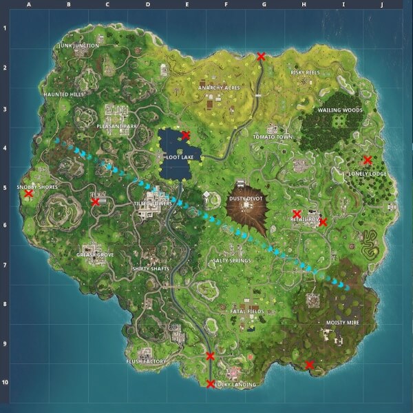 Fortnite Gummienten finden