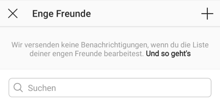 Instagram Livestream nur für enge Freunde?