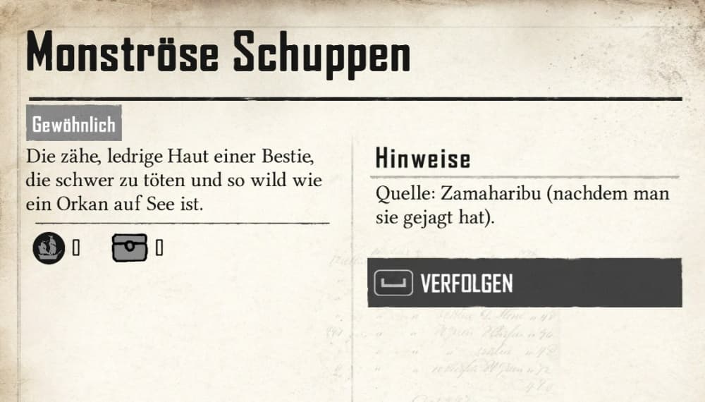 Monströse Schuppe