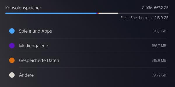 PS5 andere Ordner löschen