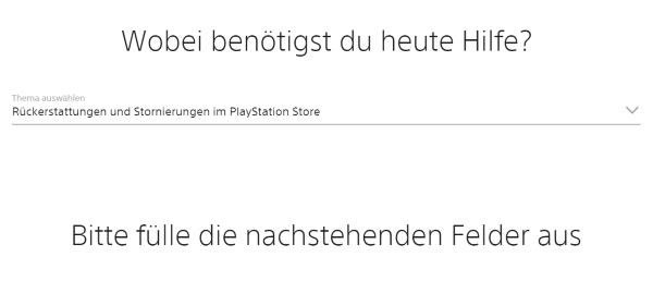PS5-Spiel zurückgeben