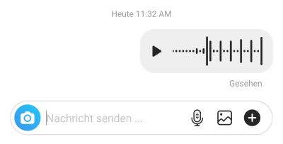 Instagram Sprachnachrichten lassen sich nicht abspielen