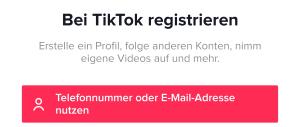TikTok ein Account auf mehreren Geräten