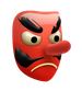 Rote Maske Trophäe