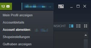So kannst Du dich bei Steam ausloggen