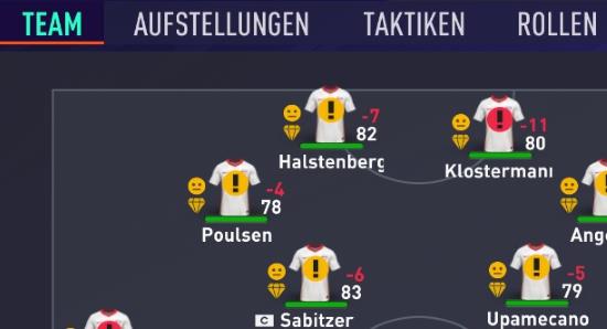 FIFA 21 Karrieremodus Ausrufezeichen