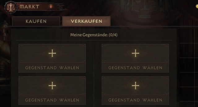 Gegenstände verkaufen in Diablo Immortal