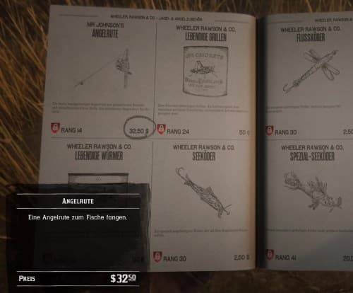Red Dead Online angeln