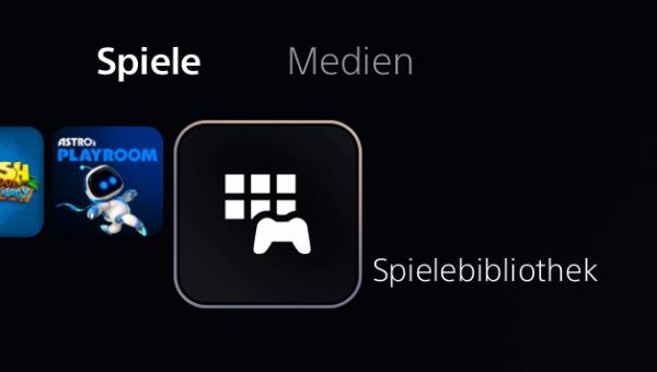 PlayStation 5 mehr Spiele anzeigen