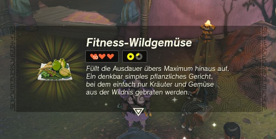 Gelbe Ausdauer bekommen