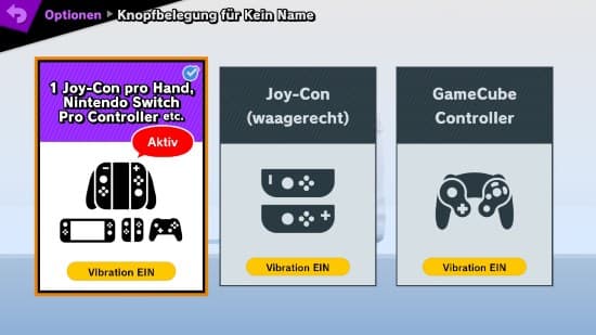 Steuerung in Super Smash Bros Ultimate ändern