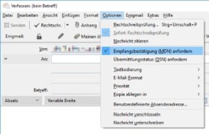 Sehen ob E-Mail gelesen wurde