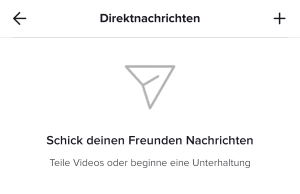 TikTok Nachricht schicken und lesen