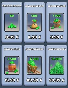 Wie sollte man die Juwelen in Clash Royale ausgeben?
