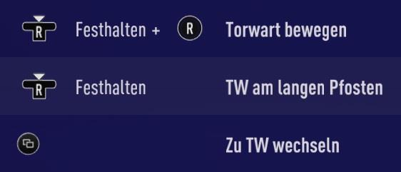 FIFA 21 Torwart Steuerung