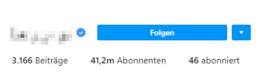 Instagram-Follower verbergen