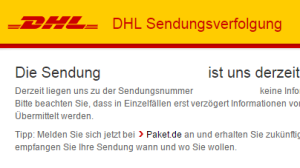 Die Sendung ist uns derzeit nicht bekannt - was tun?