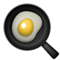 Pfanne mit Spiegelei