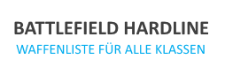 Waffenliste für alle Klassen in Battlefield Hardline