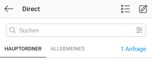 Instagram Chat Screenshot Benachrichtigung