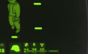 Fallout 4 Pip-Boy nur halb sichtbar - was tun?