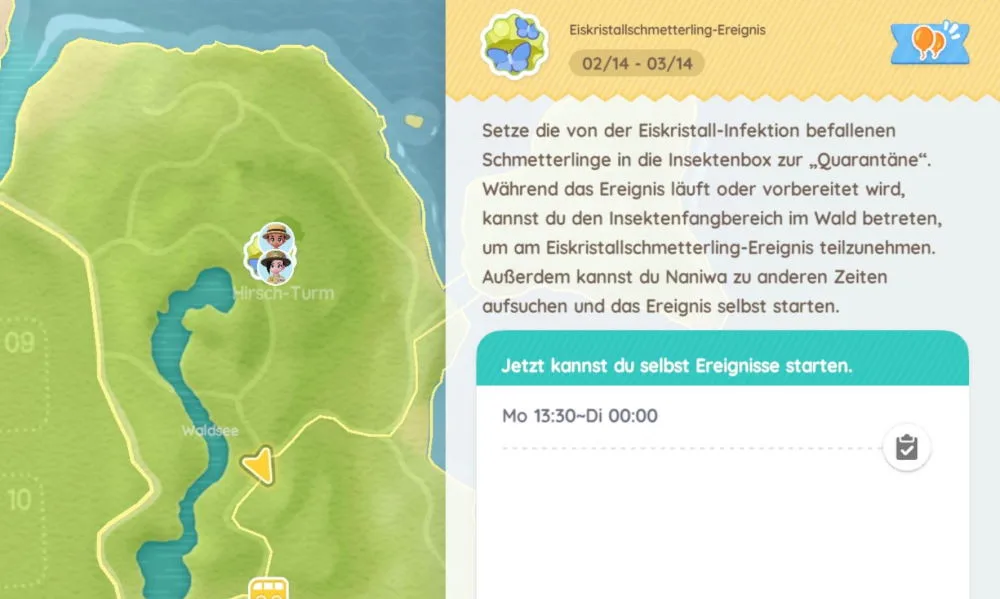 Briefträger-Schmetterling