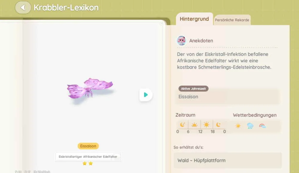 Eiskristall Edelfalter