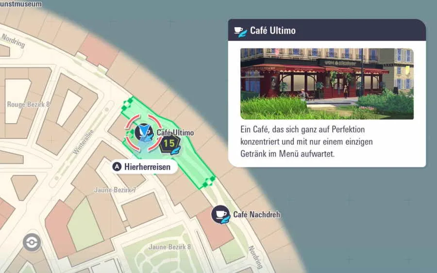 Café Ultimo in Legenden ZA