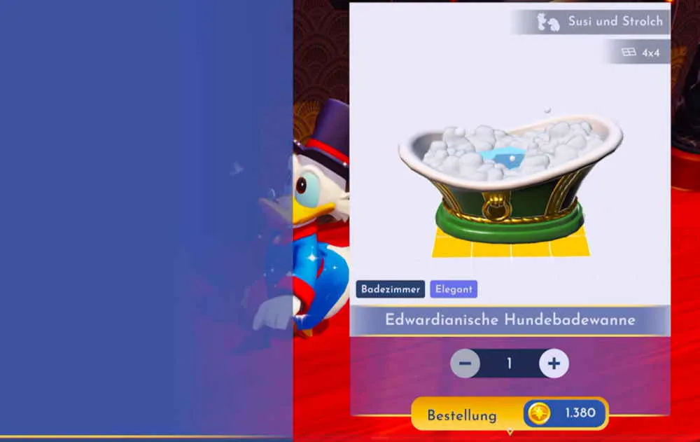 Edwardianische Hundebadewanne