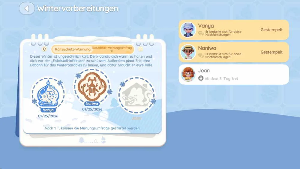 Wintervorbereitungen